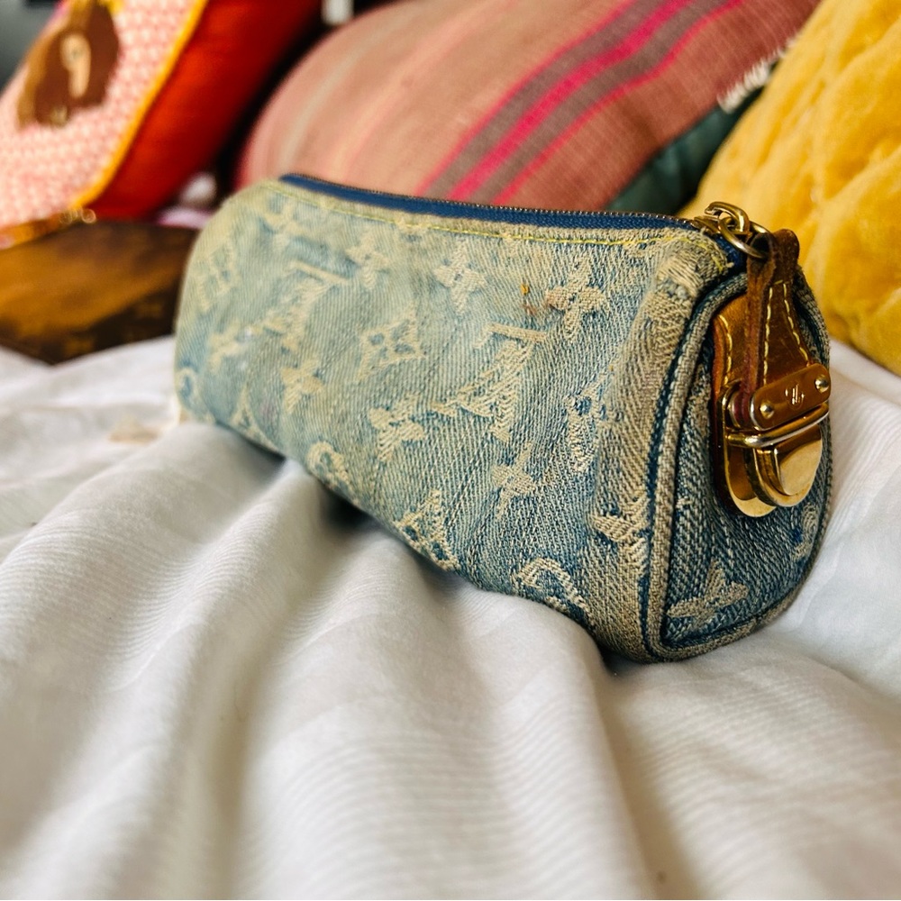 Louis Vuitton Monogram Denim Trousse Pouch